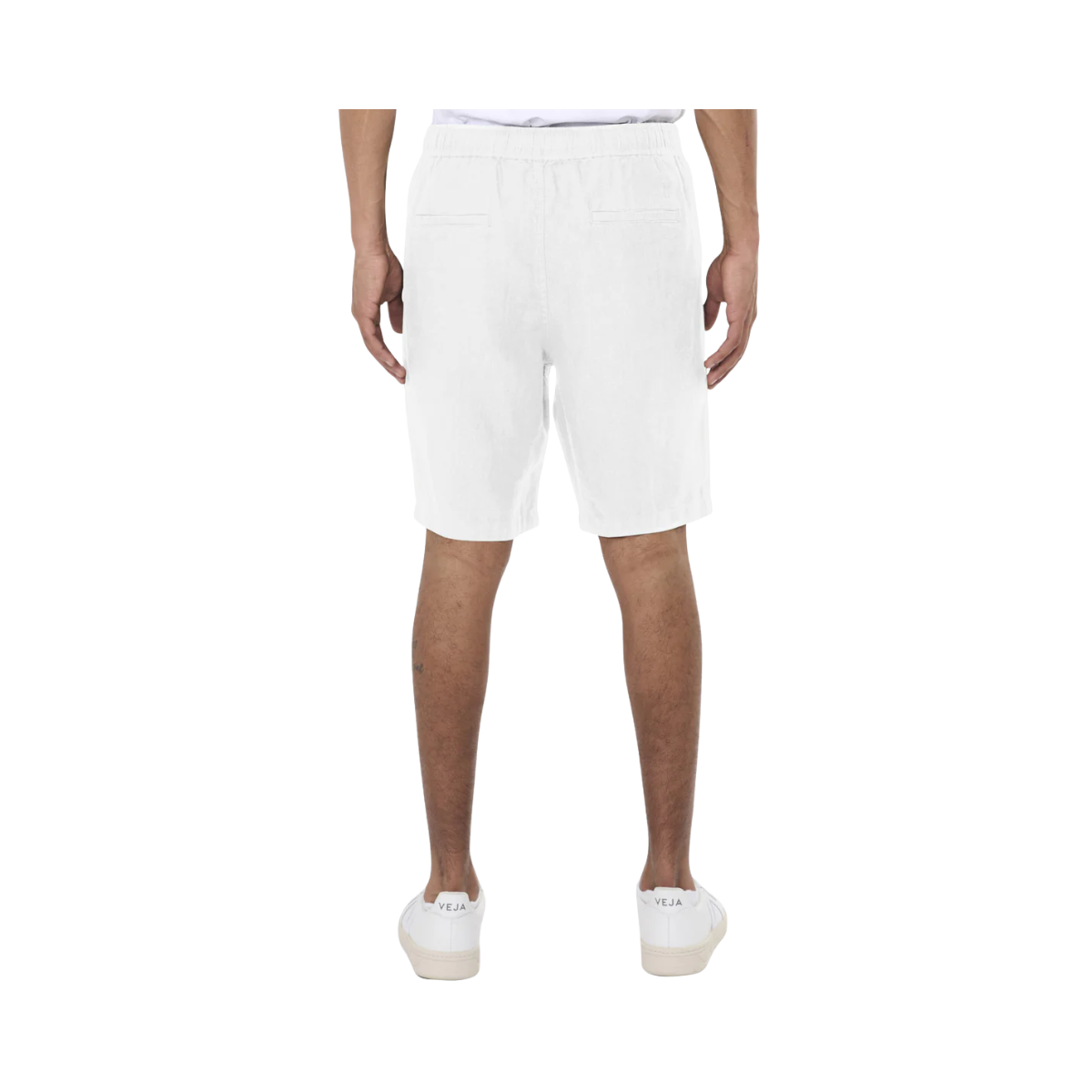 Loose Linen shorts - Bright White