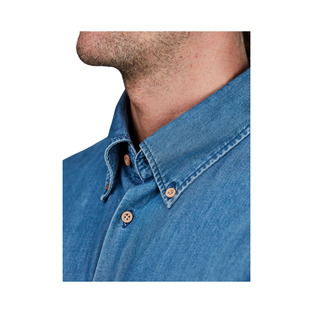 INDIGO CLASSIC SHIRT - Blue