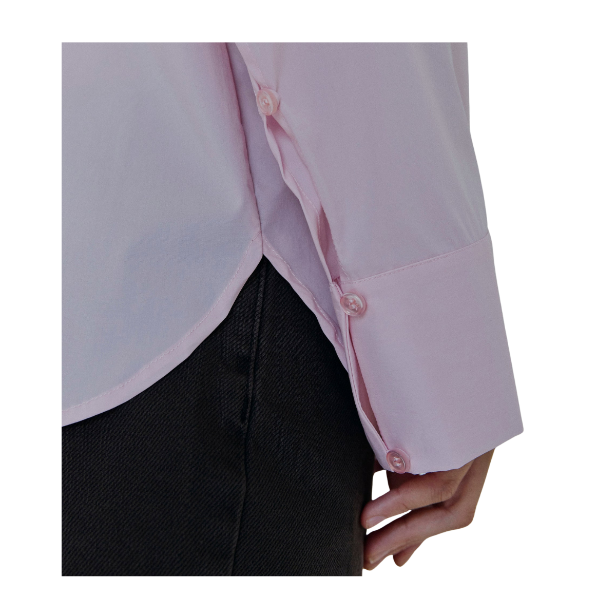Betty Button Shirt - Light Pink