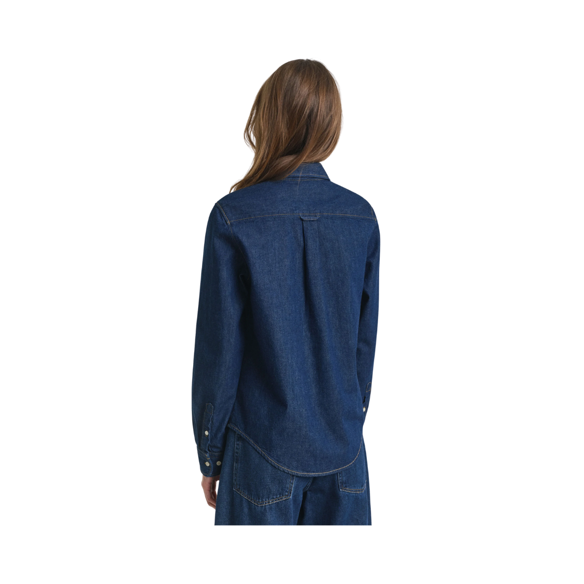 Reg Denim Shirt - Dark Blue