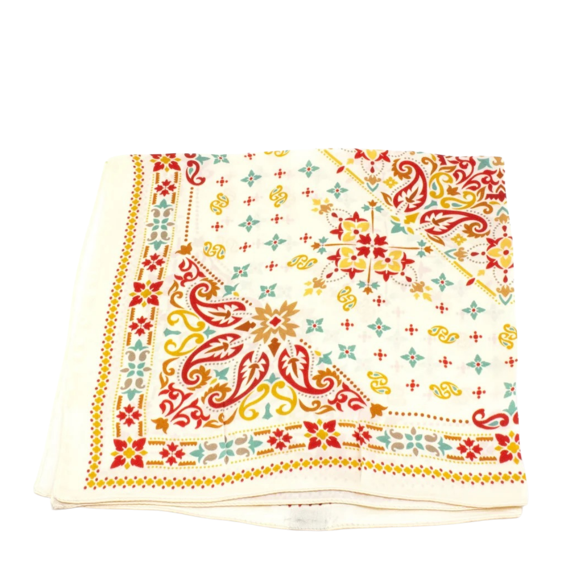 Auteuil Silk Scarf 50x50cm - red