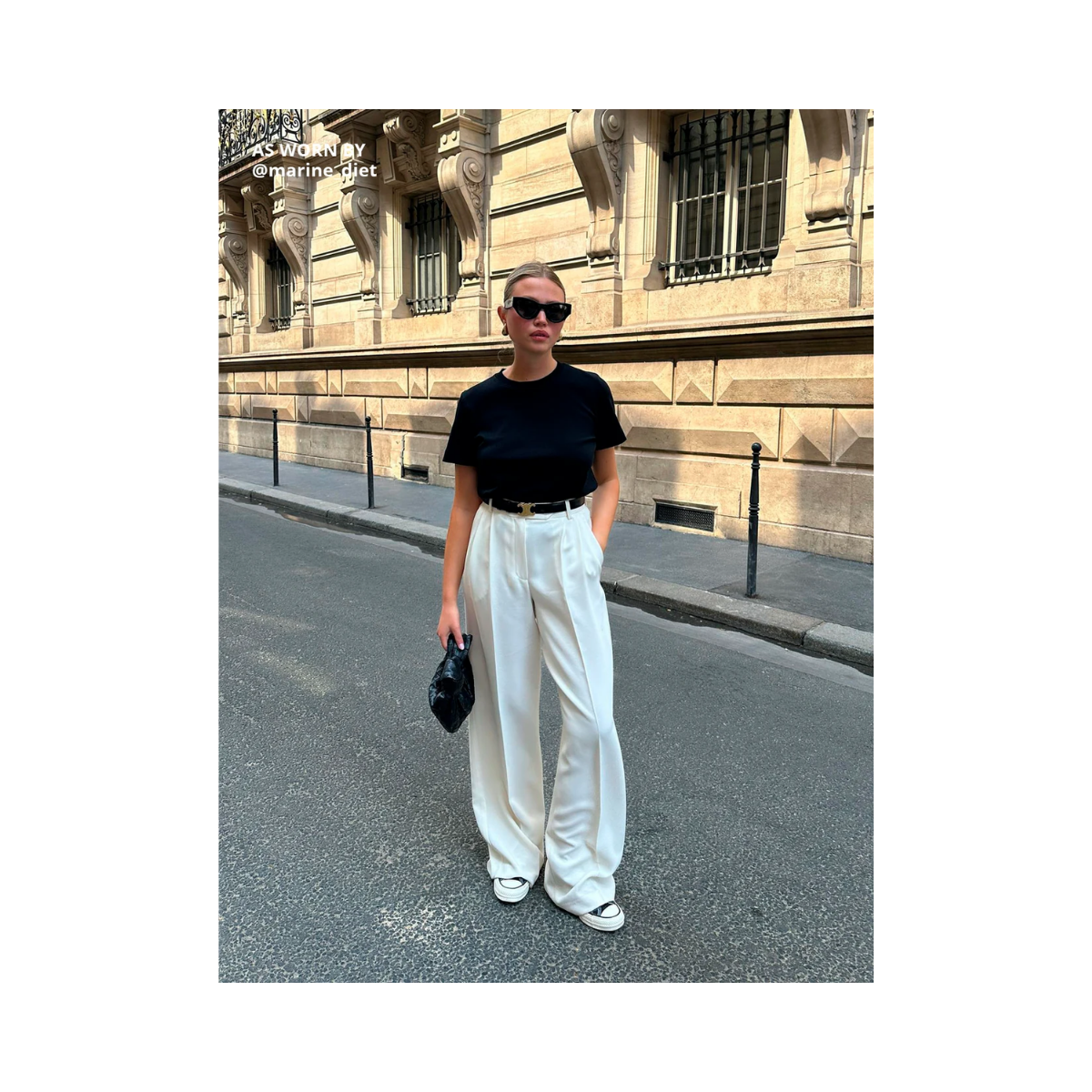 Gytta trousers - Chalk White