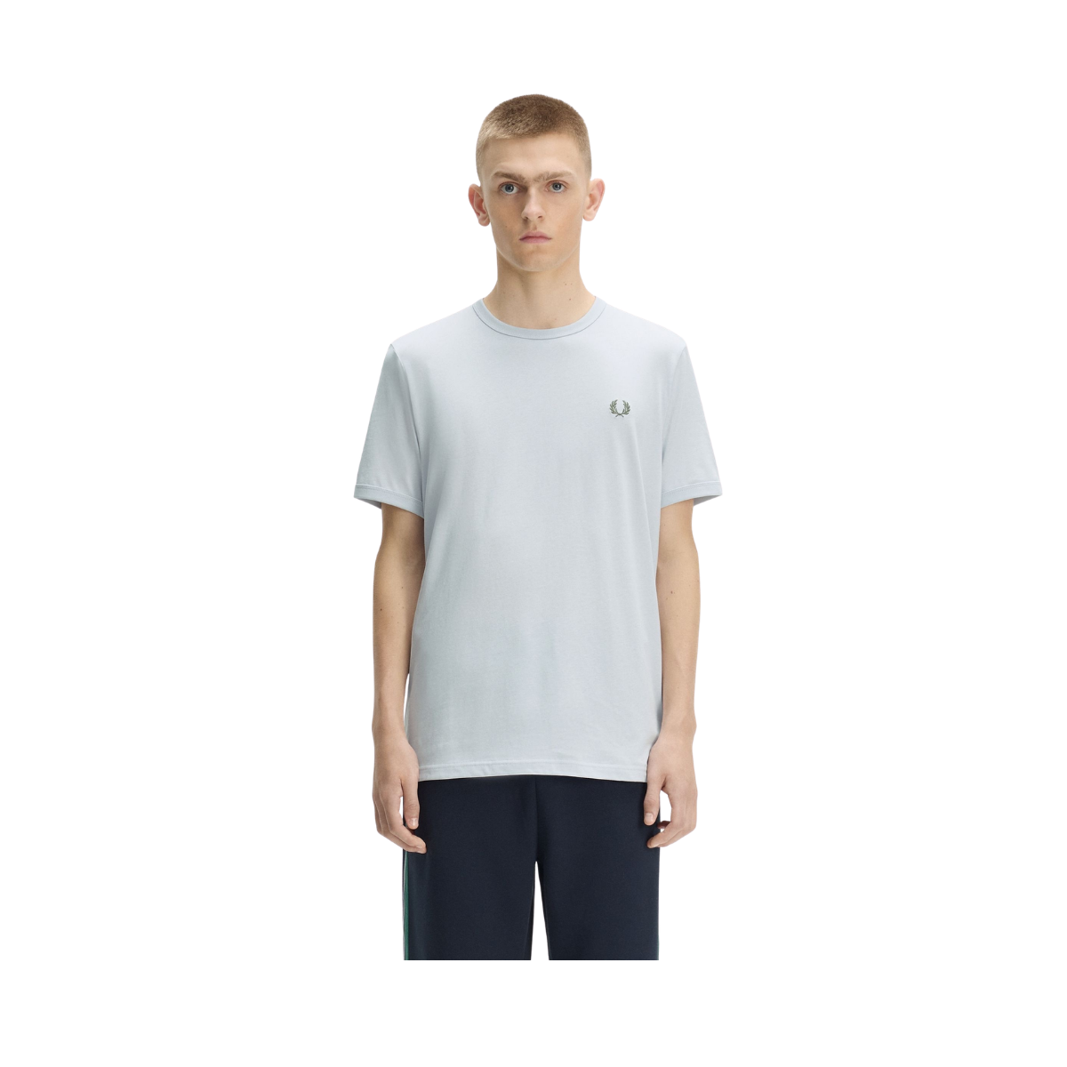 Ringer T-Shirt - Dusky Blue