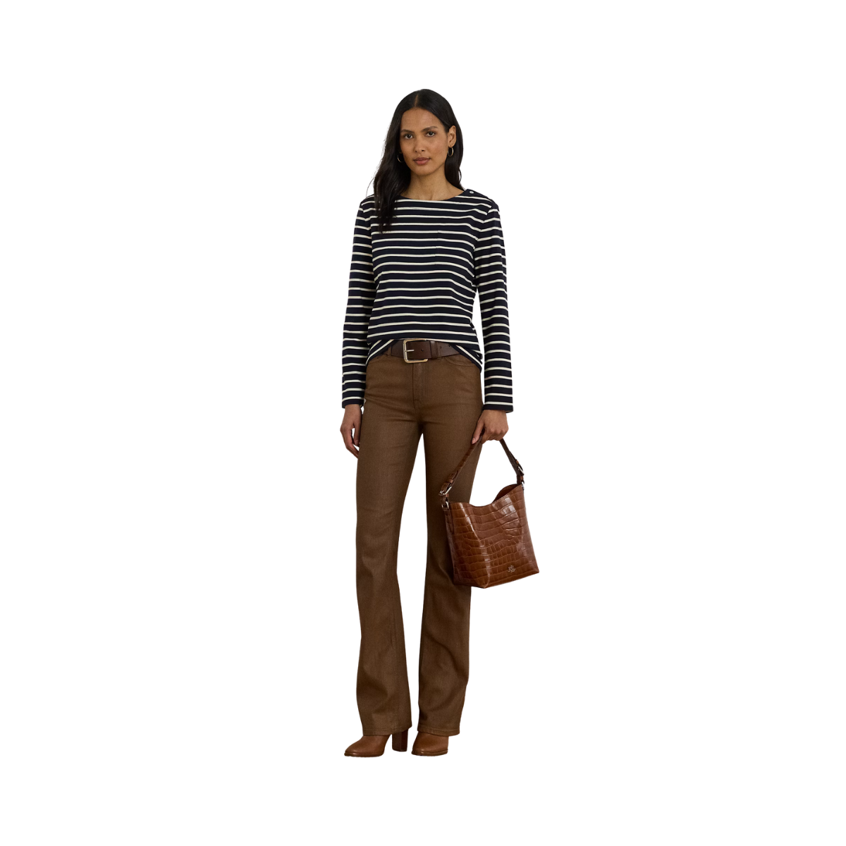Crevan Pullover - Lauren Navy/Mascarpone Cream