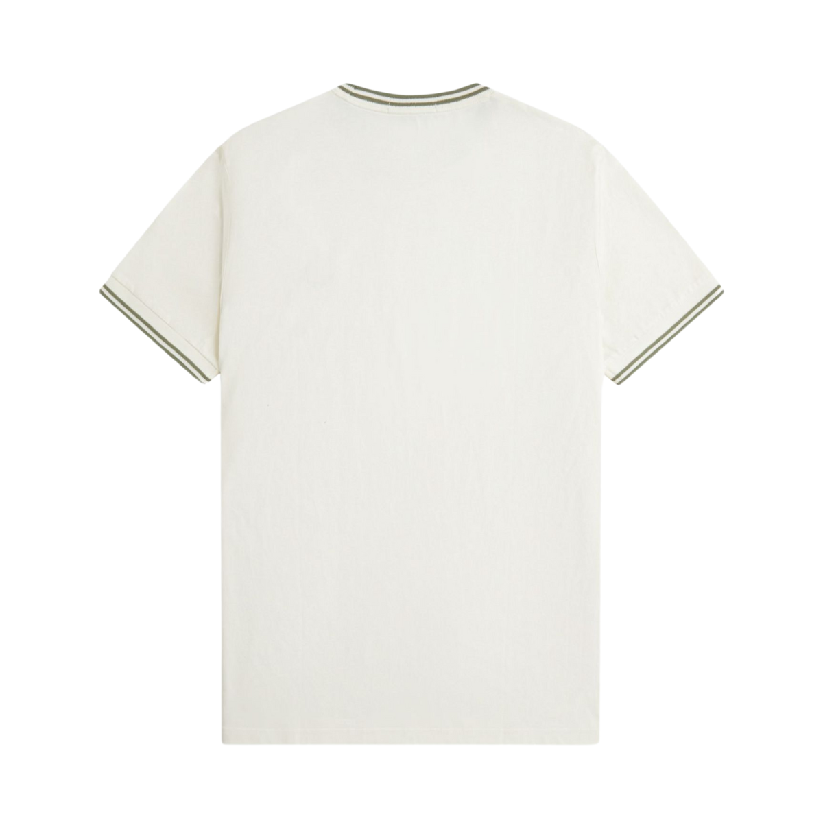 Twin Tipped T-Shirt - Light Ecru/Olive Mint