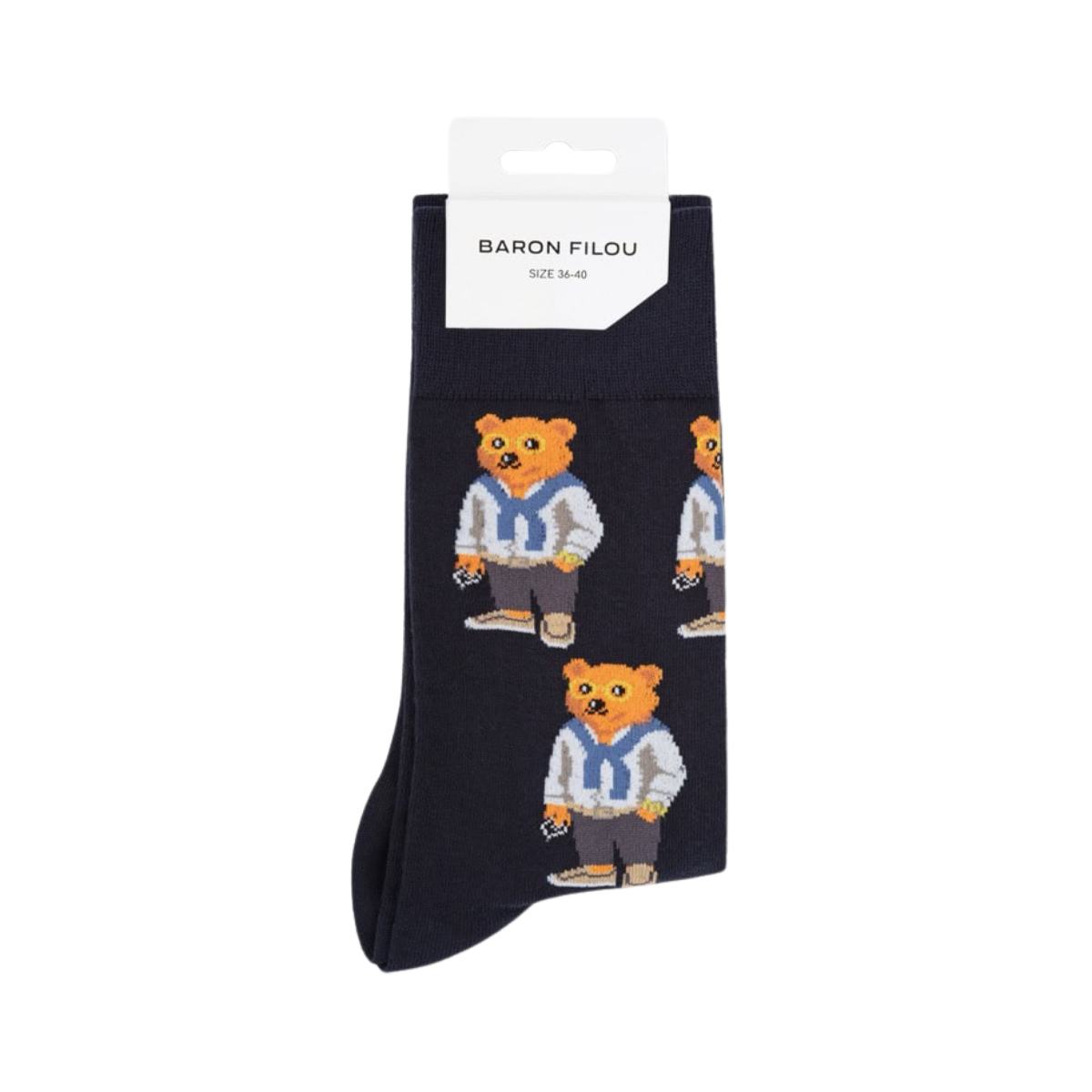 Knit Socks Filou CLII - NAVY BLUE