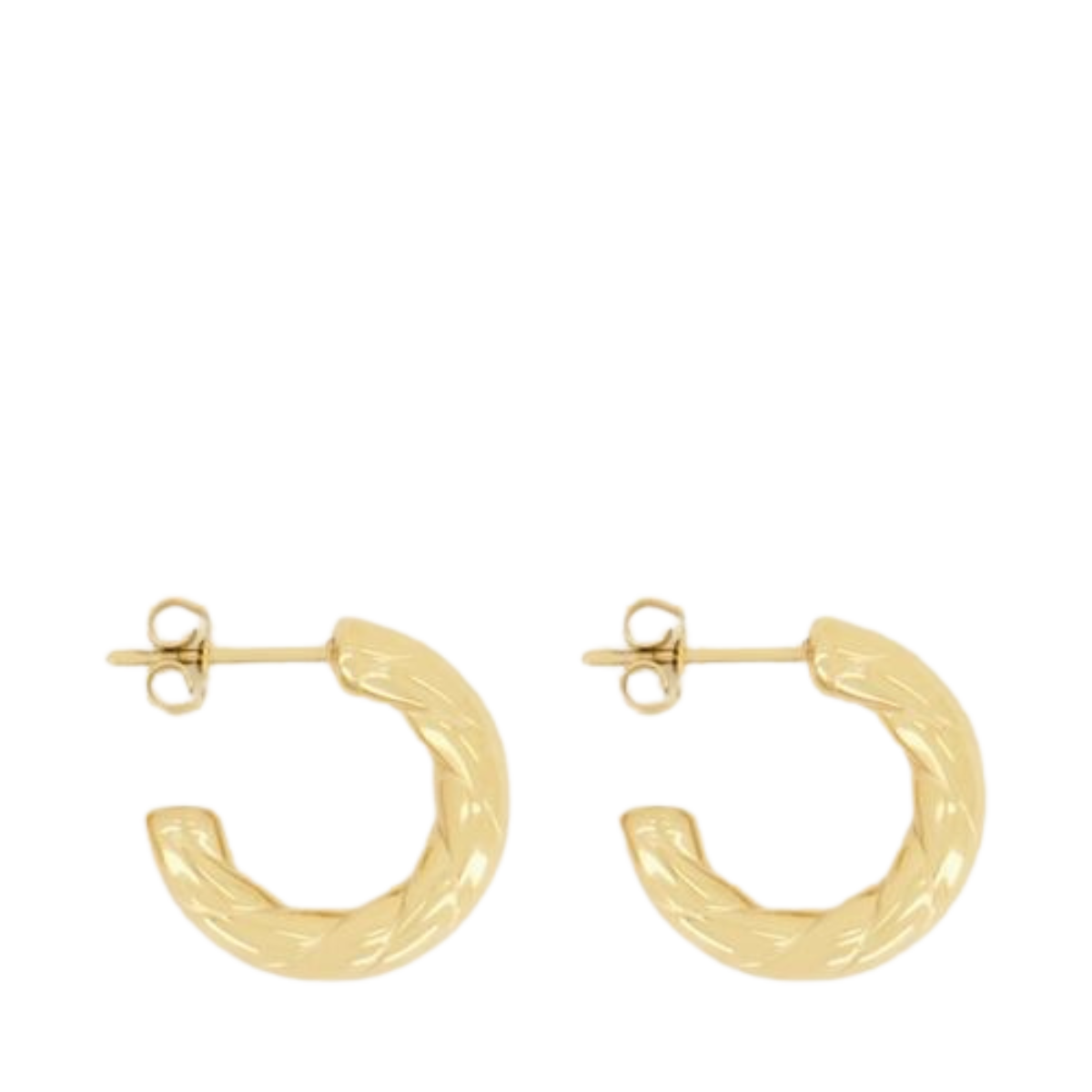 Oorringen open touwpatroon - 1200 Gold