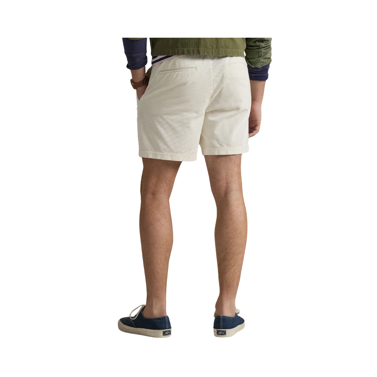 Corduroy Prepster Shorts - Warm White