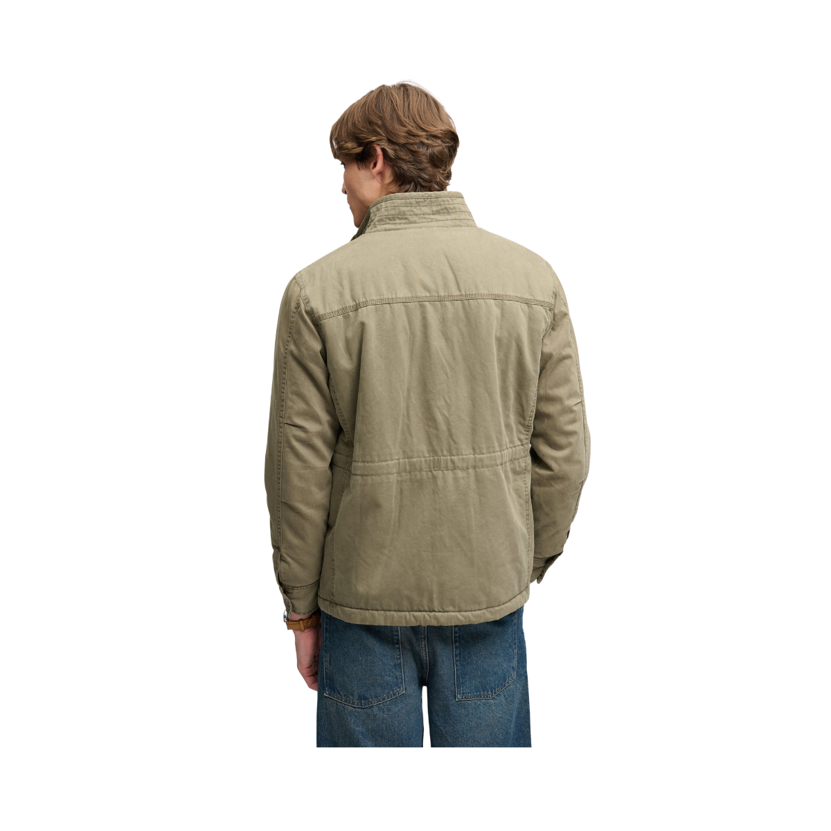 Military Borg M65 Jkt - GVK Washed Khaki