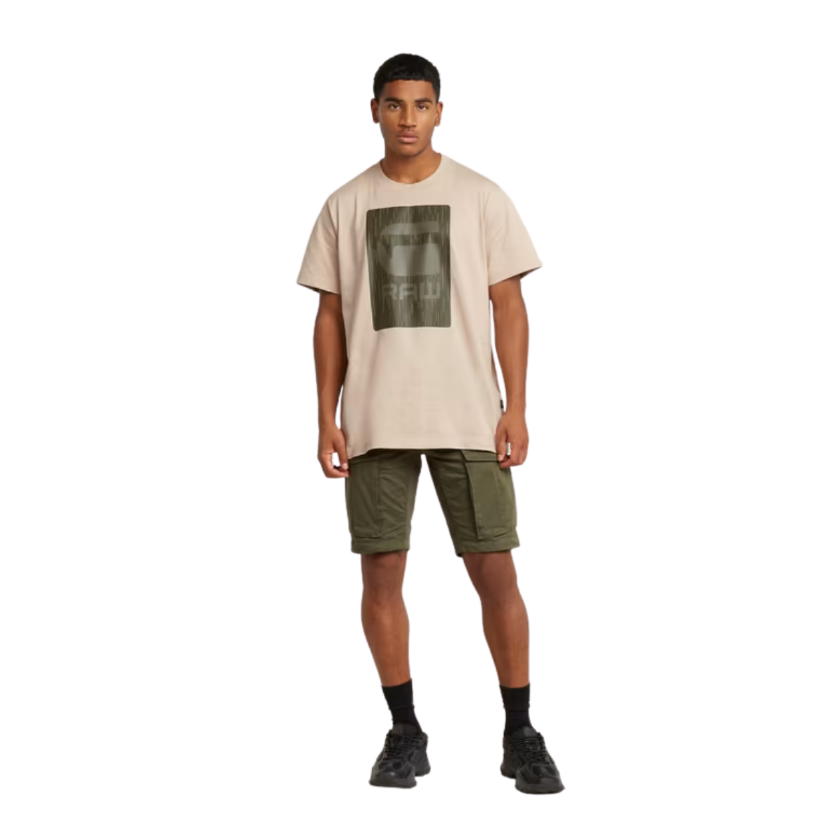 Rovic Zip Regular Shorts - Grey