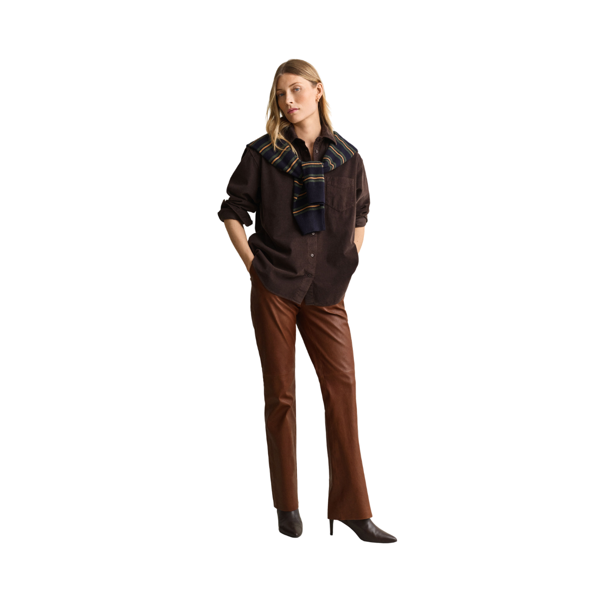 Rel Cordroy Shirt - Deep Brown