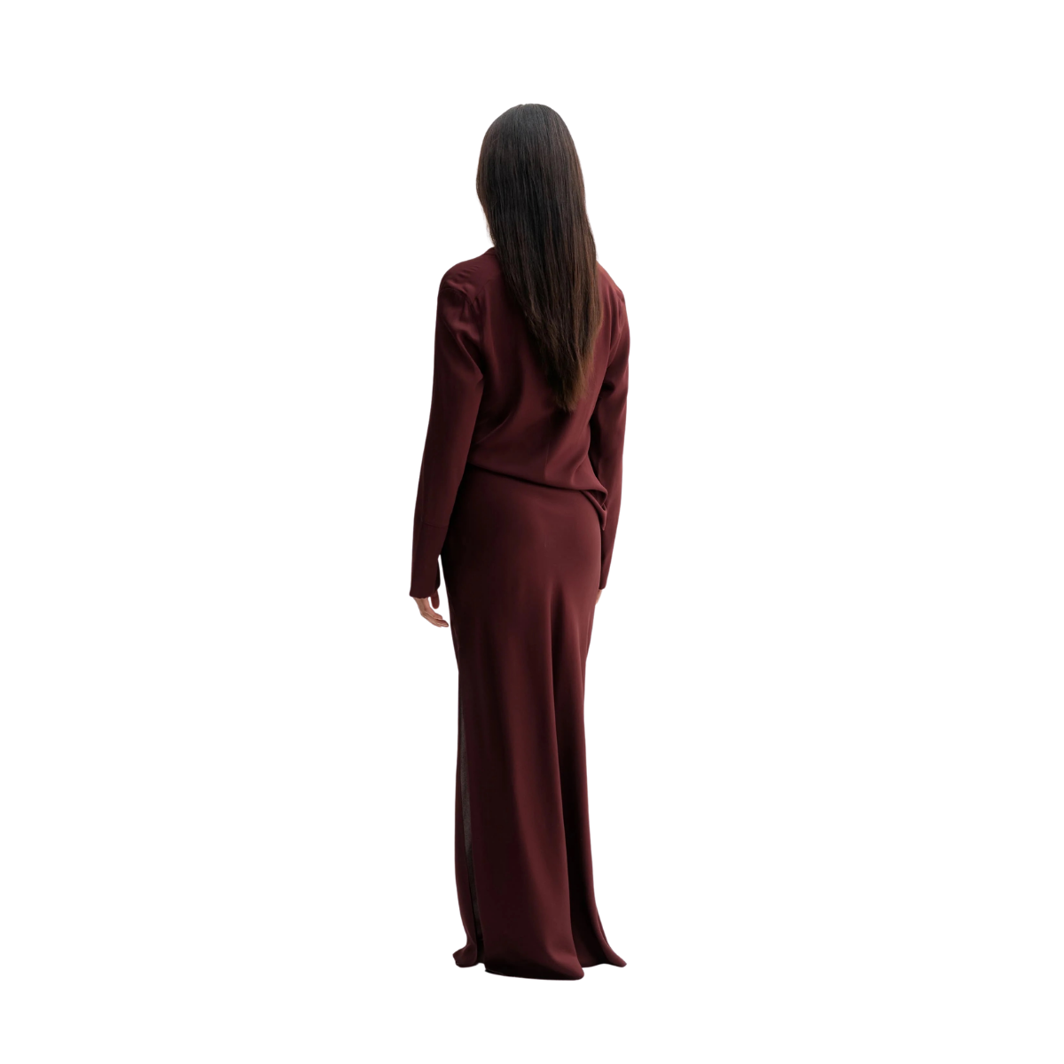 Ayumi Blouse - Burgundy