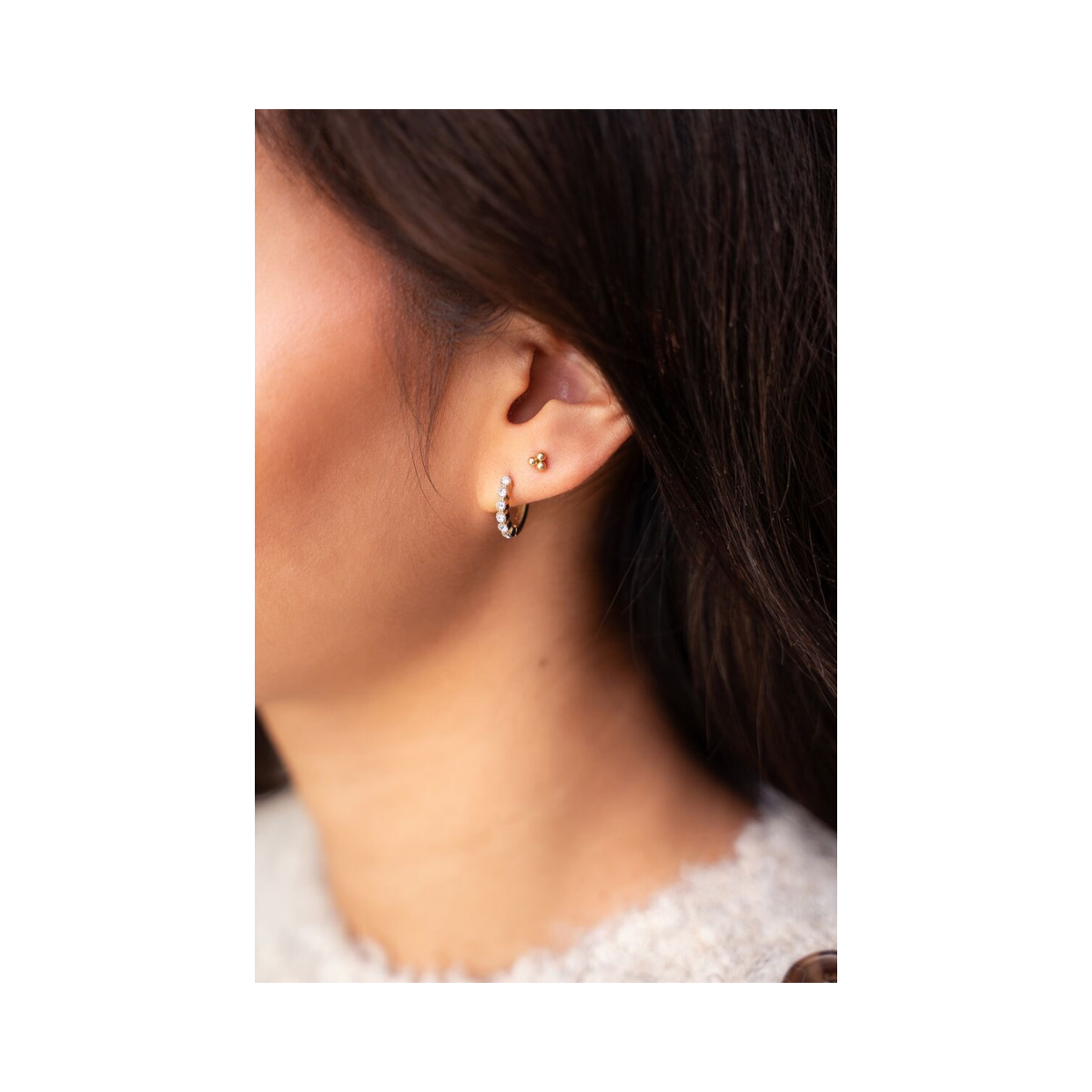 Studs 3 dots - 1200 Gold