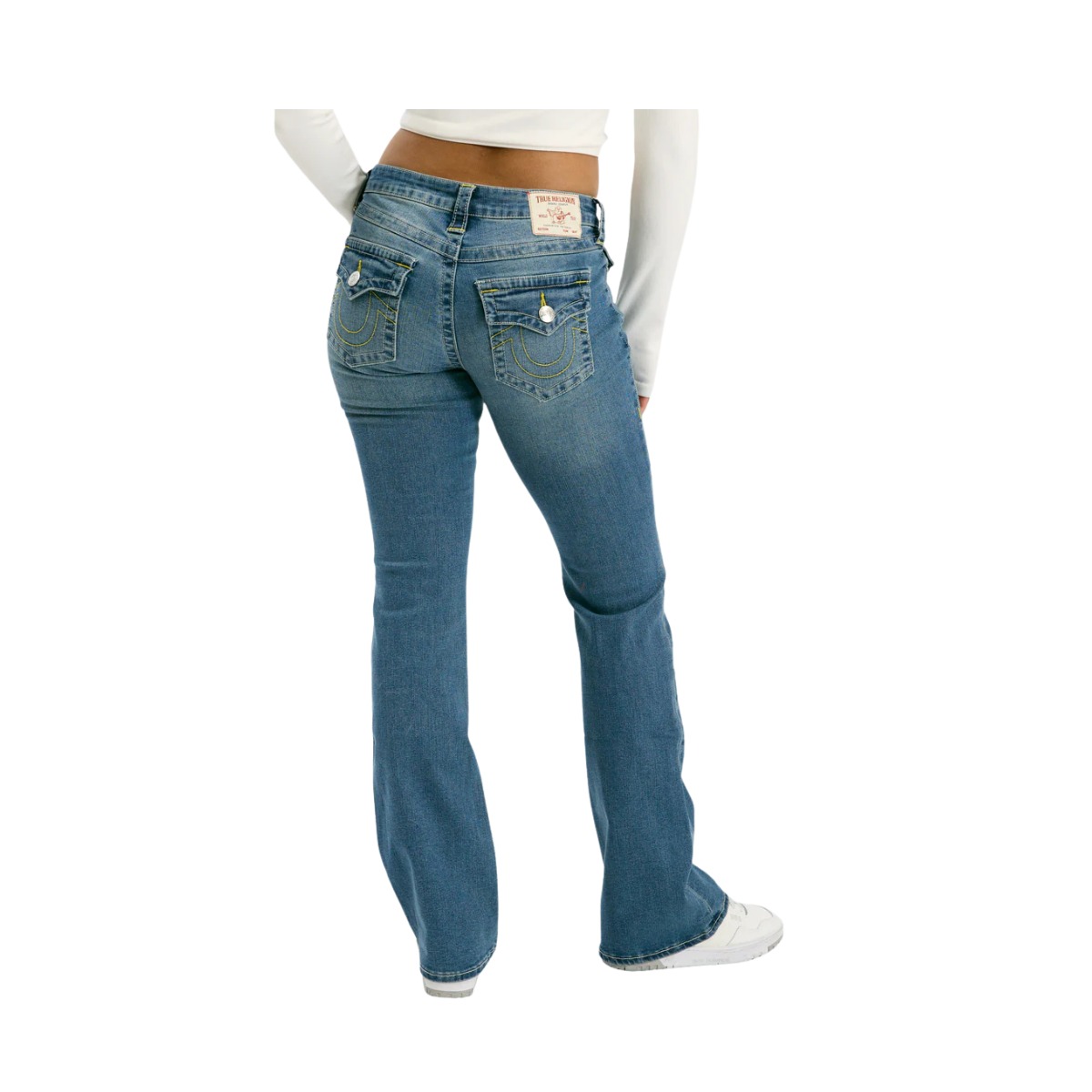Becca Mid Rise Boot Cut Flap - IOFM Arabella