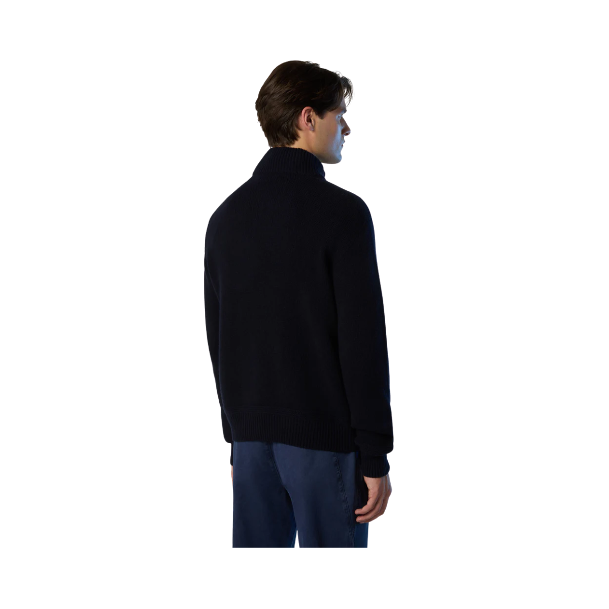 Half Buttons 5GG Knitwear - Navy Blue