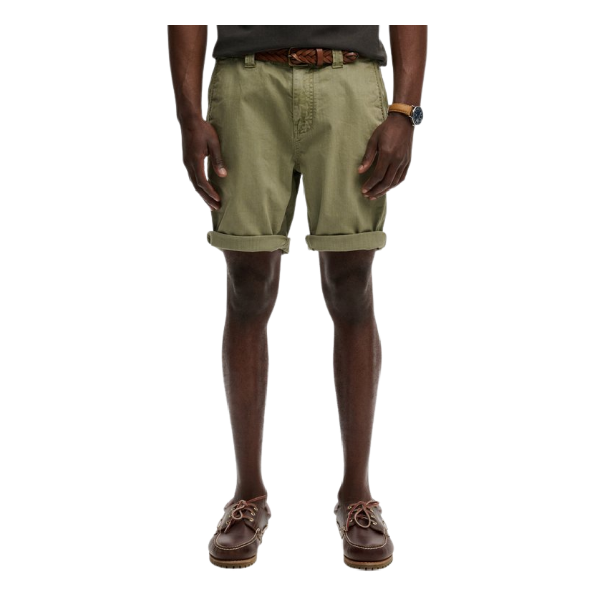 Utility Chino Short - GBE Oil Green