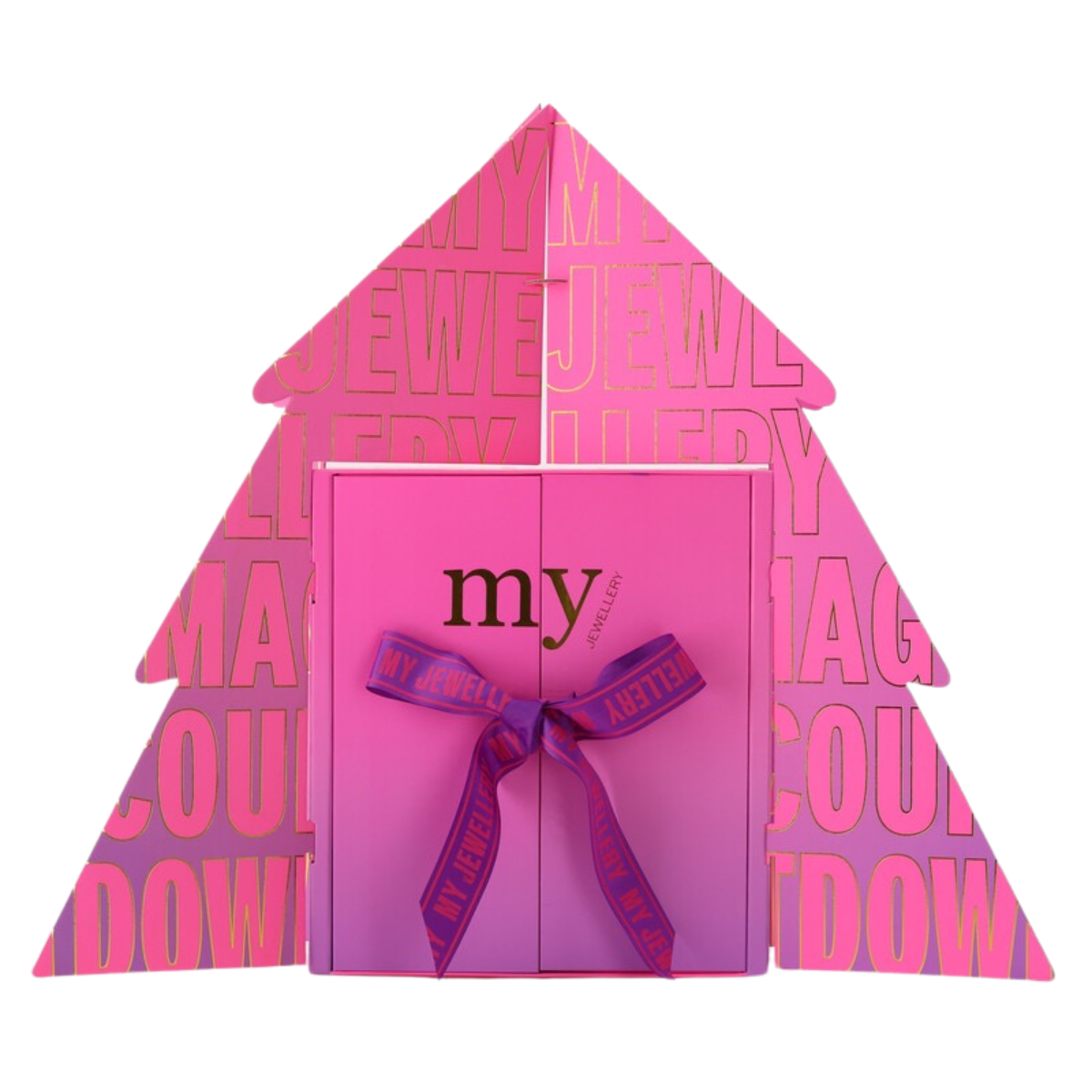 Advent Calendar Deluxe 24 Gifts Tree - Gold