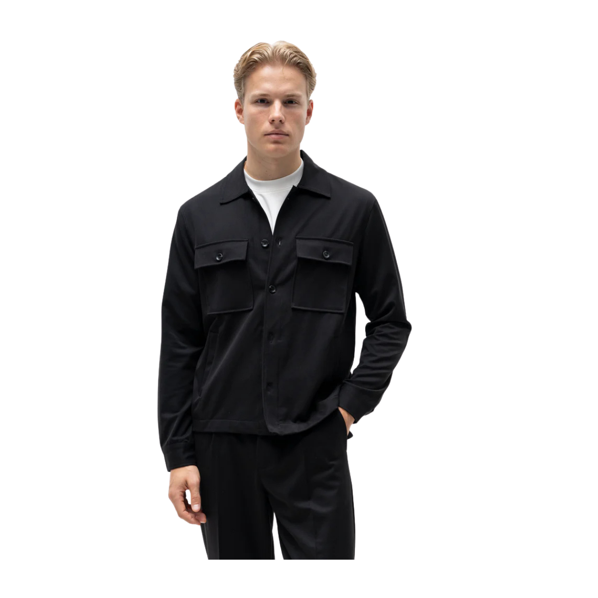 Rio Lux Overshirt - 02 Black