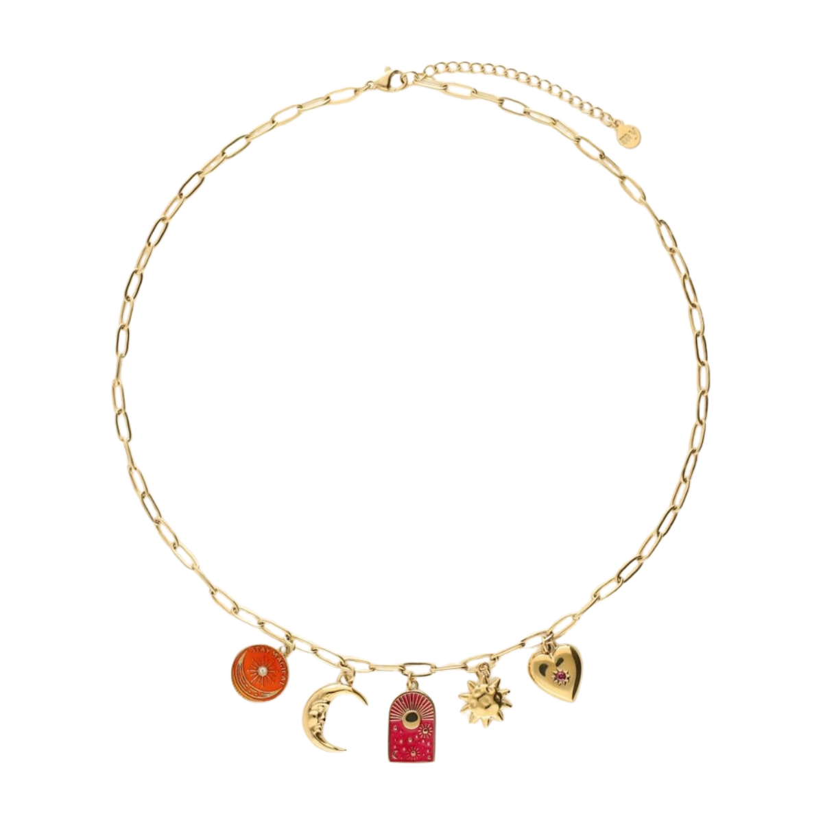 Necklace Multi Charms - 1200 Gold