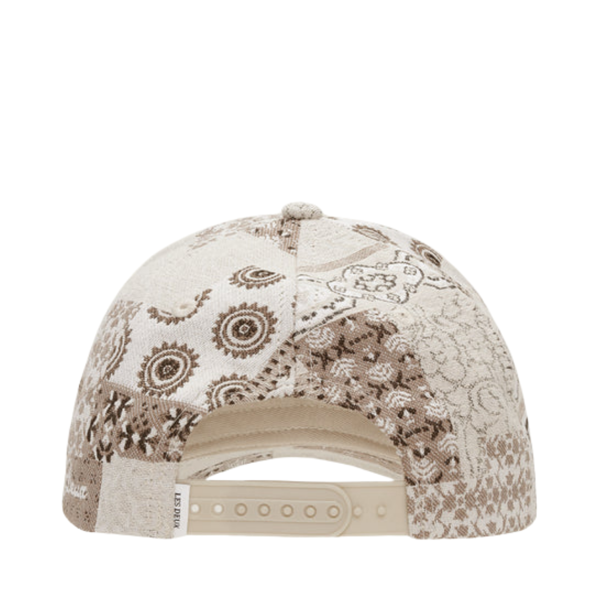 Patchwork Jacquard Baseball Cap - 815 Light Sand