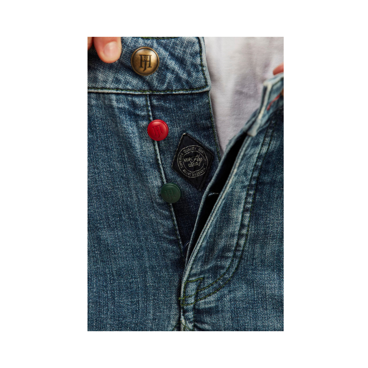 5-PKT ANNIVERSARY DENIM - MID BLUE