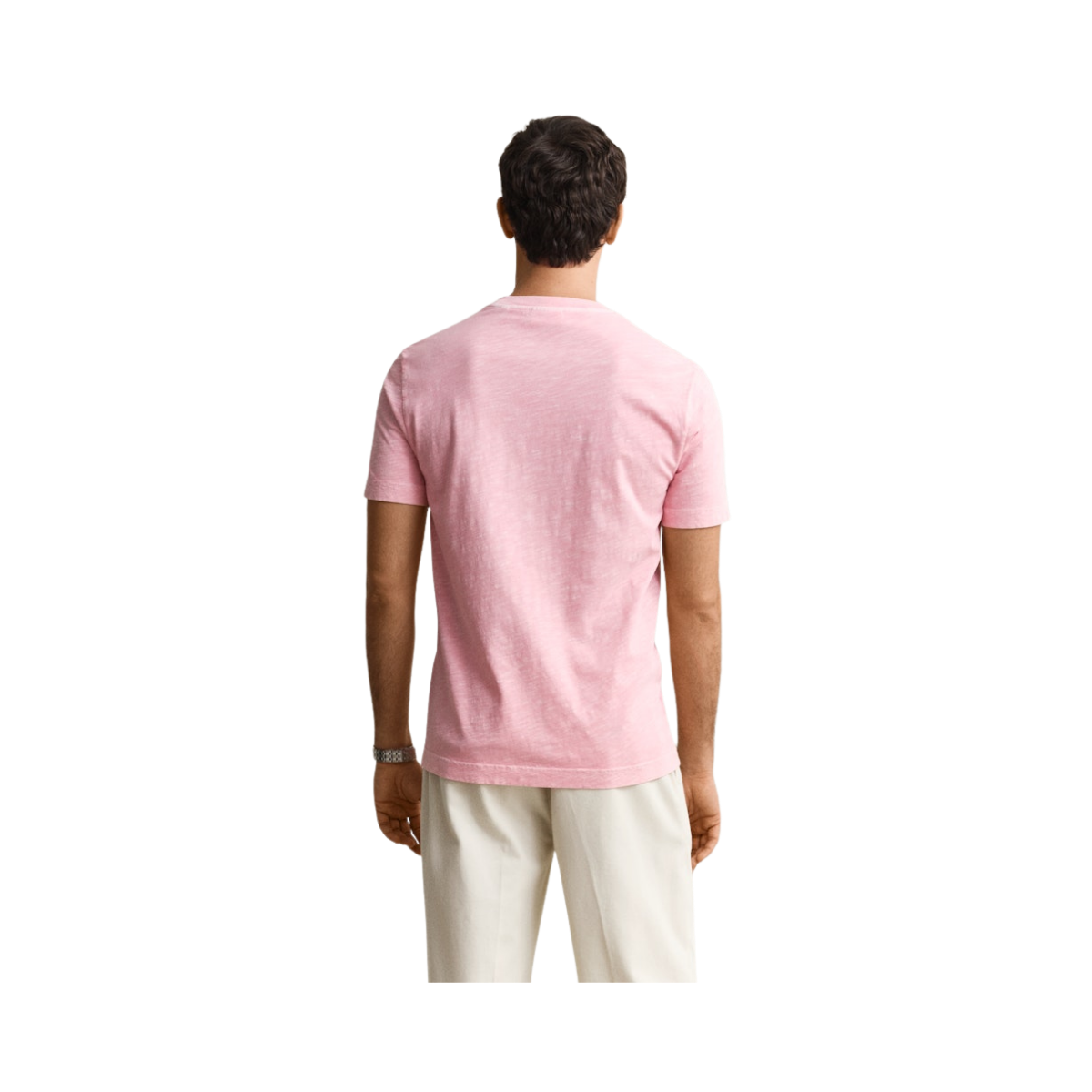 Washed Slub Tshirt - Washed Pink