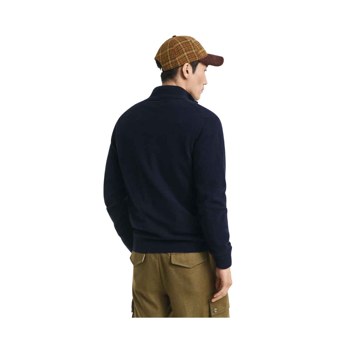 Superfine Lambswool Half Zip - Marine