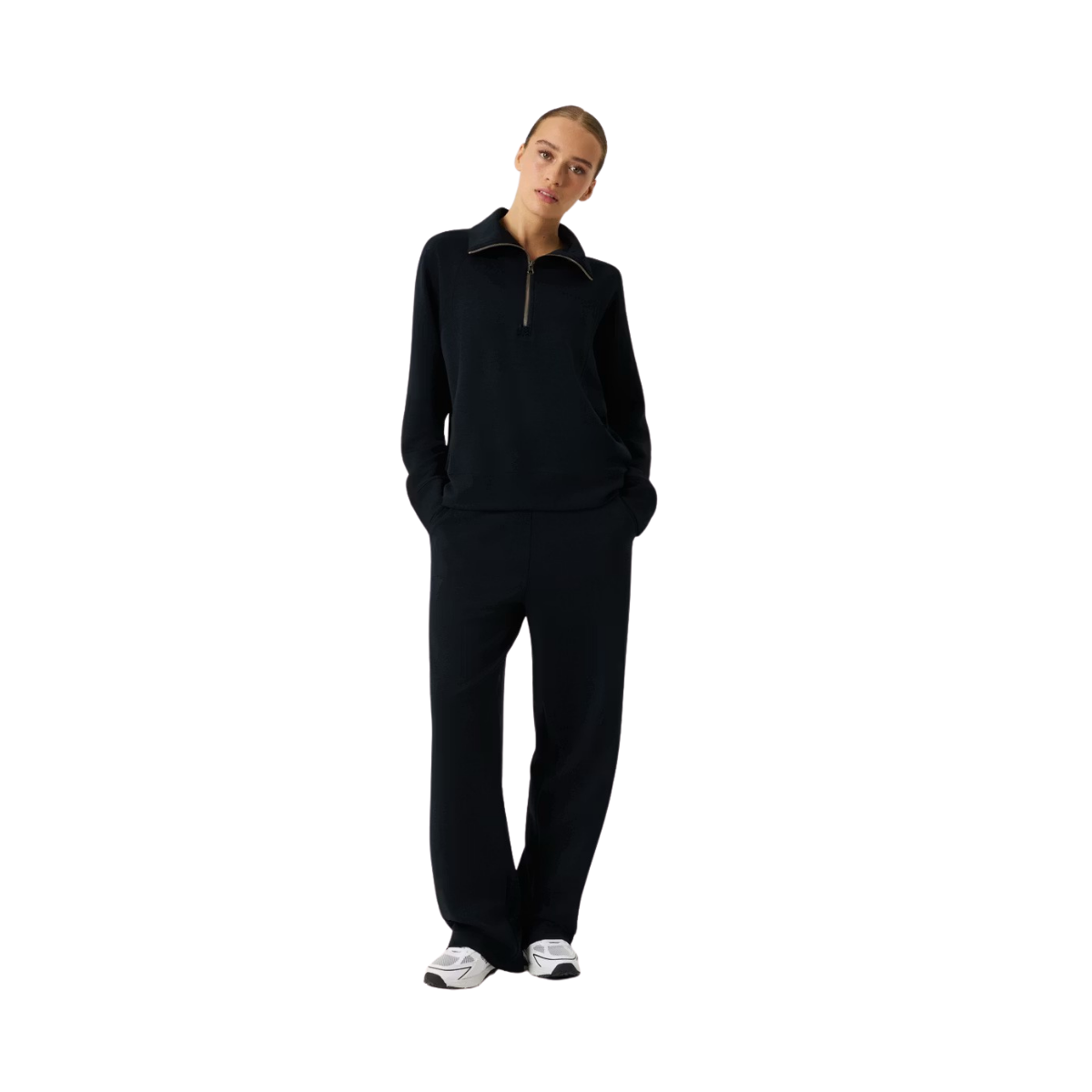 Studio Soft Halfzip Sweatshirt - Black Beauty