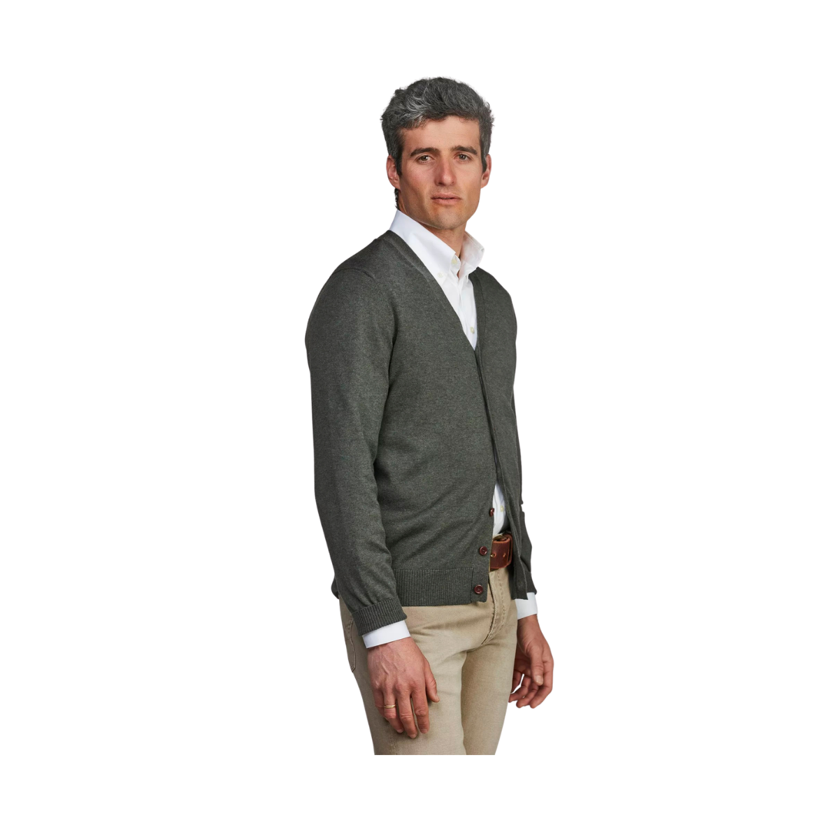 Classic Cardigan - Dark Green