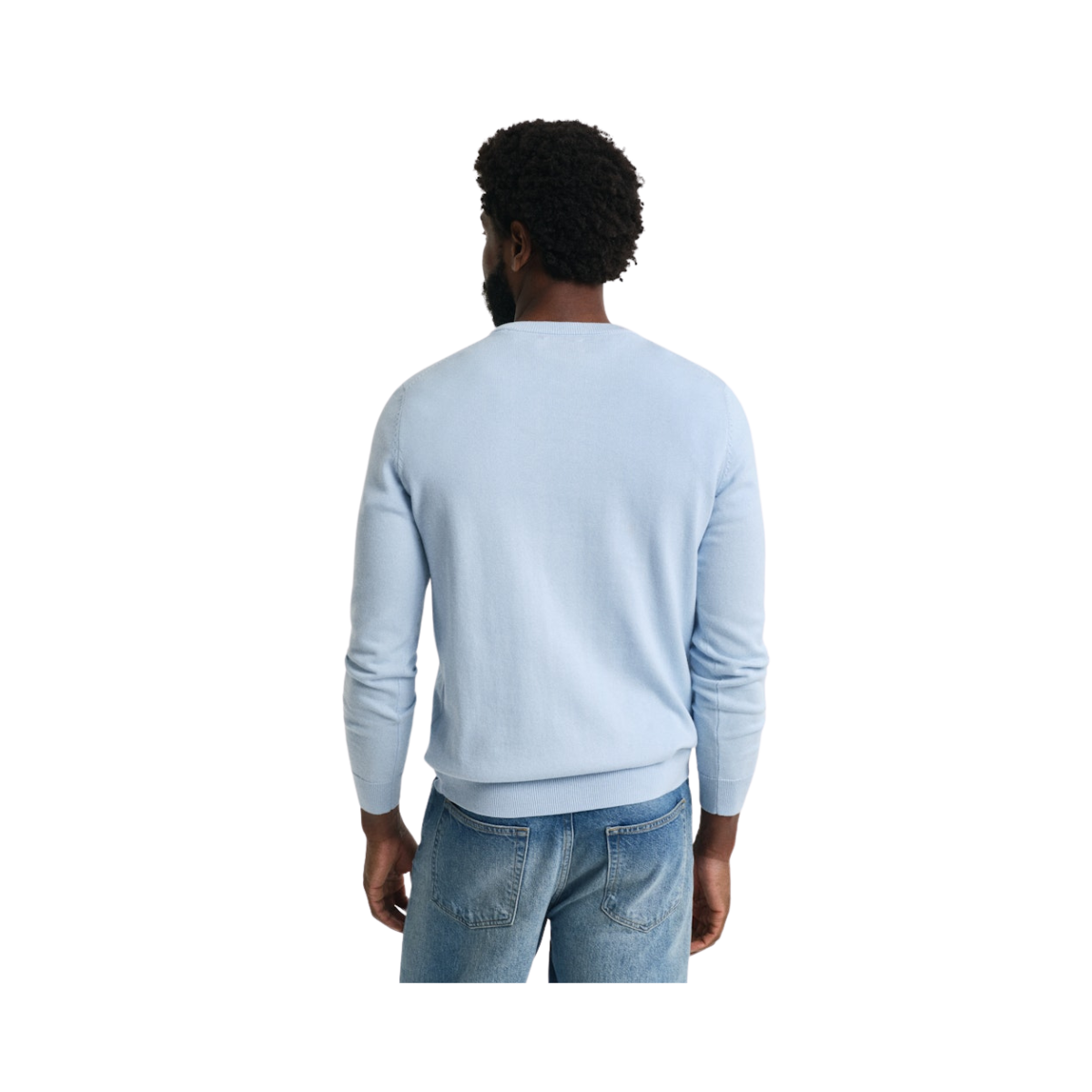 Classic Cotton C-Neck - Fresh Blue