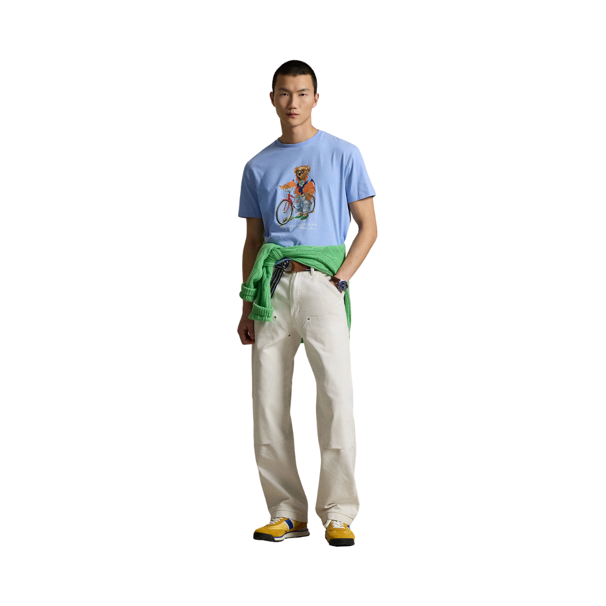 Knit T-Shirt - Austin Blue Summer Bear