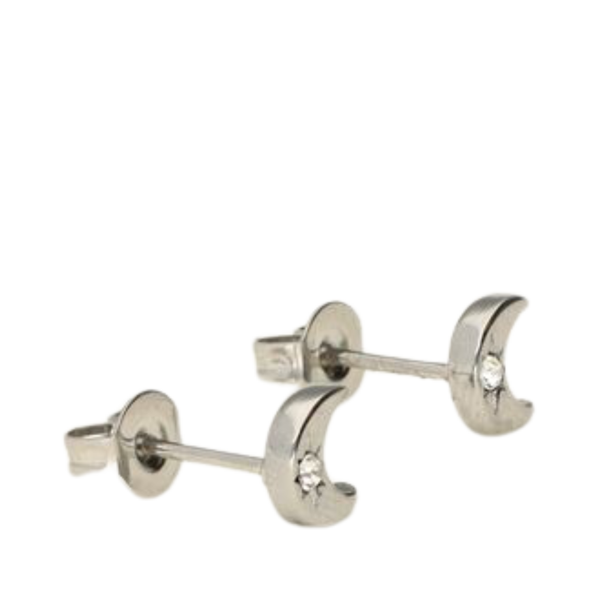 Earstuds moon - Silver