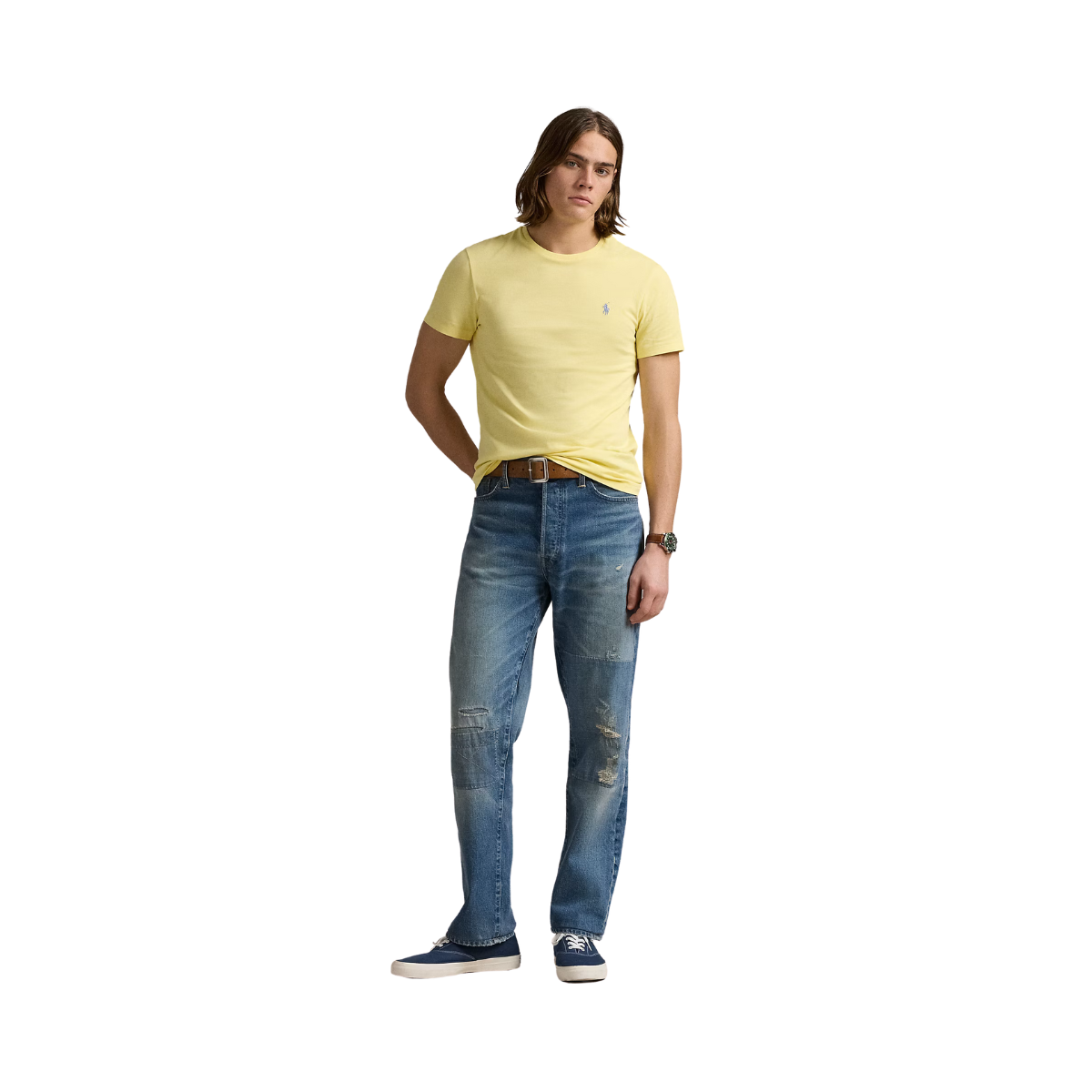 Classic Fit Crewneck T-Shirt - Resort Gold