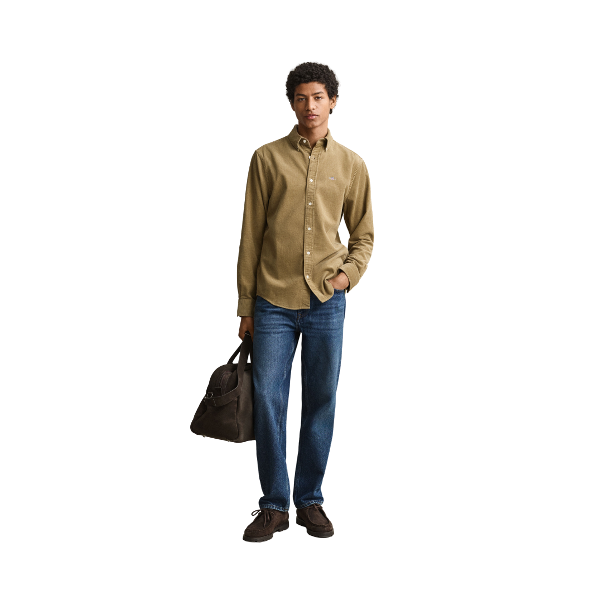 Reg Corduroy Shirt - Light Taupe