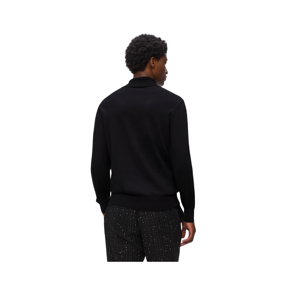 KNIT ROLLNECK - Black