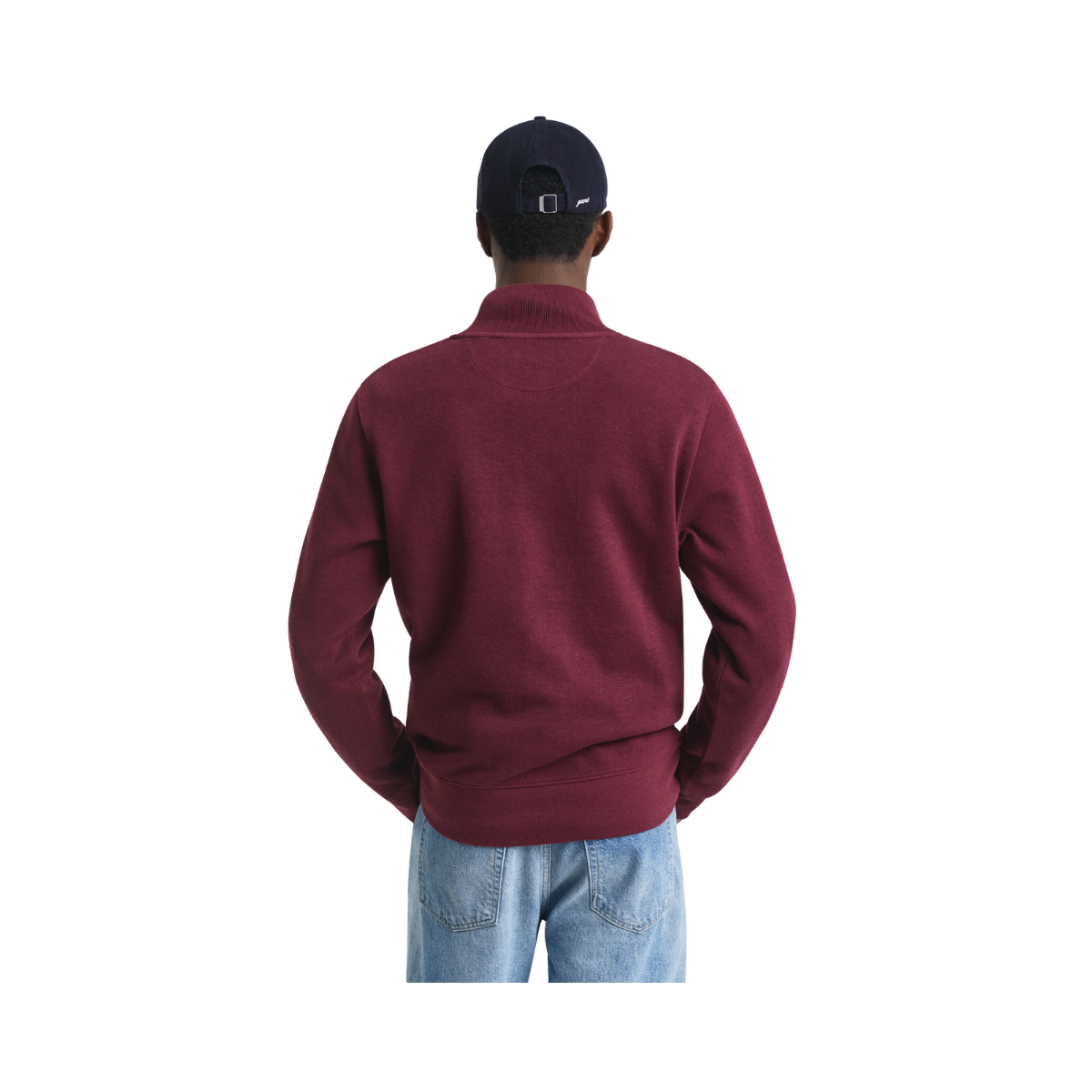 Sacker Rib Half Zip - Winter Wine