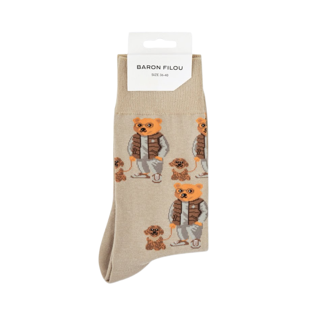 Knit Socks Filou CL - Sand Brown