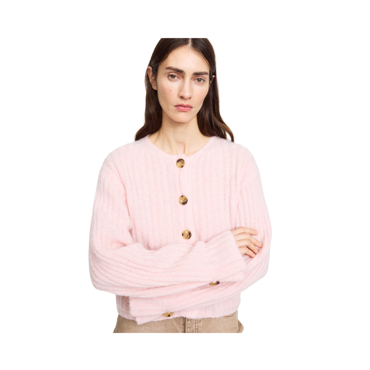 Cierrou Rib - Chalk Pink