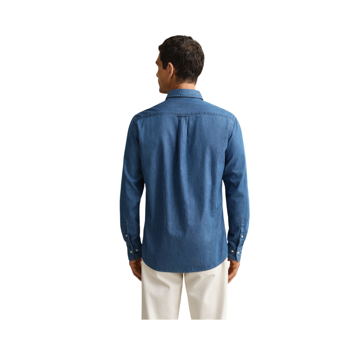 Indigo Twill Shirt - 980 Semi Light Blue