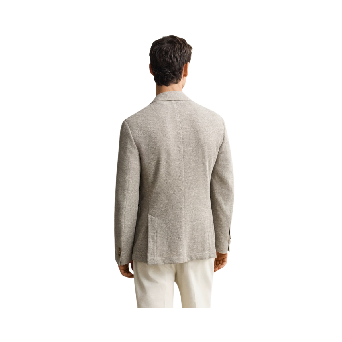 Knit Jersey Blazer - Oat Beige