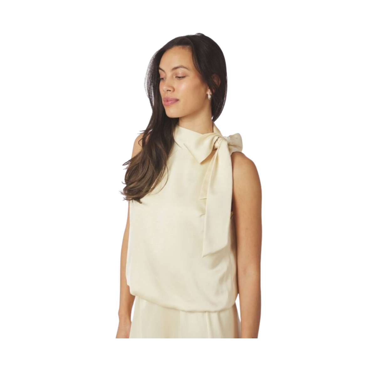 Veda Heavy Sateen Top - Light Yellow