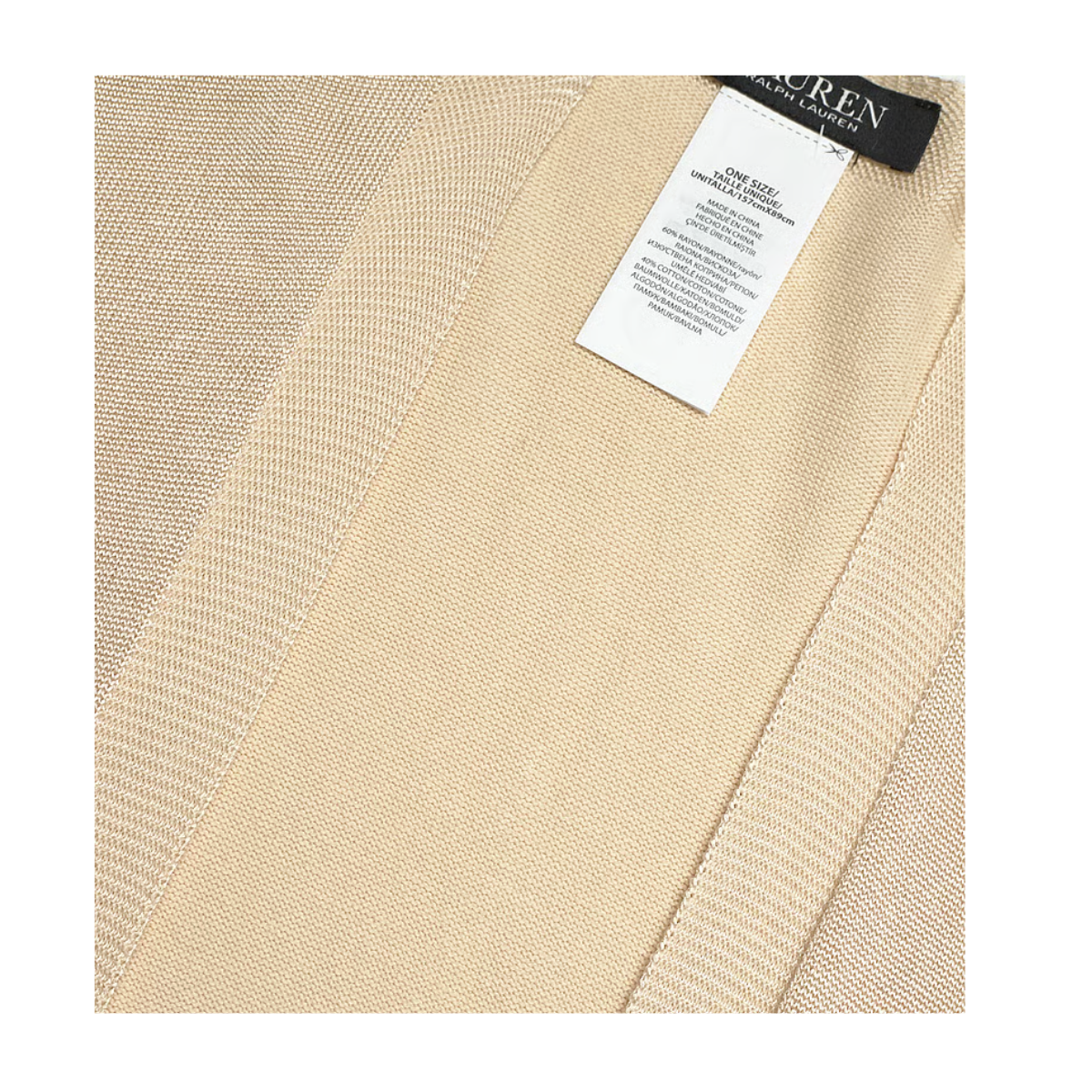 Poncho - Birch tan