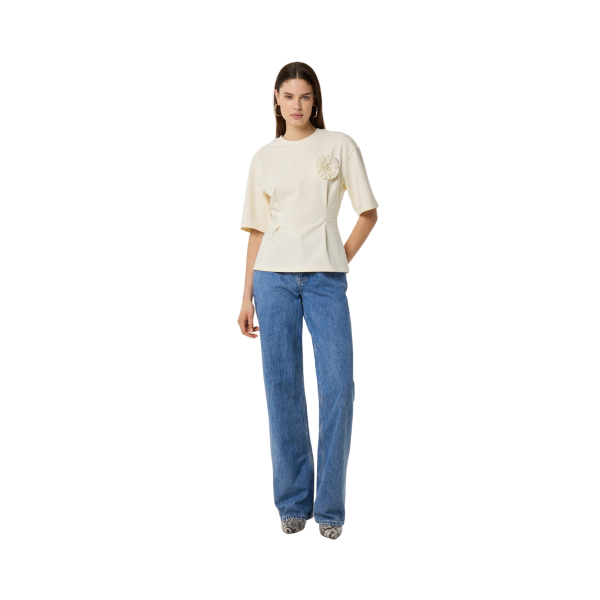 Asta T-shirt - Cosy White