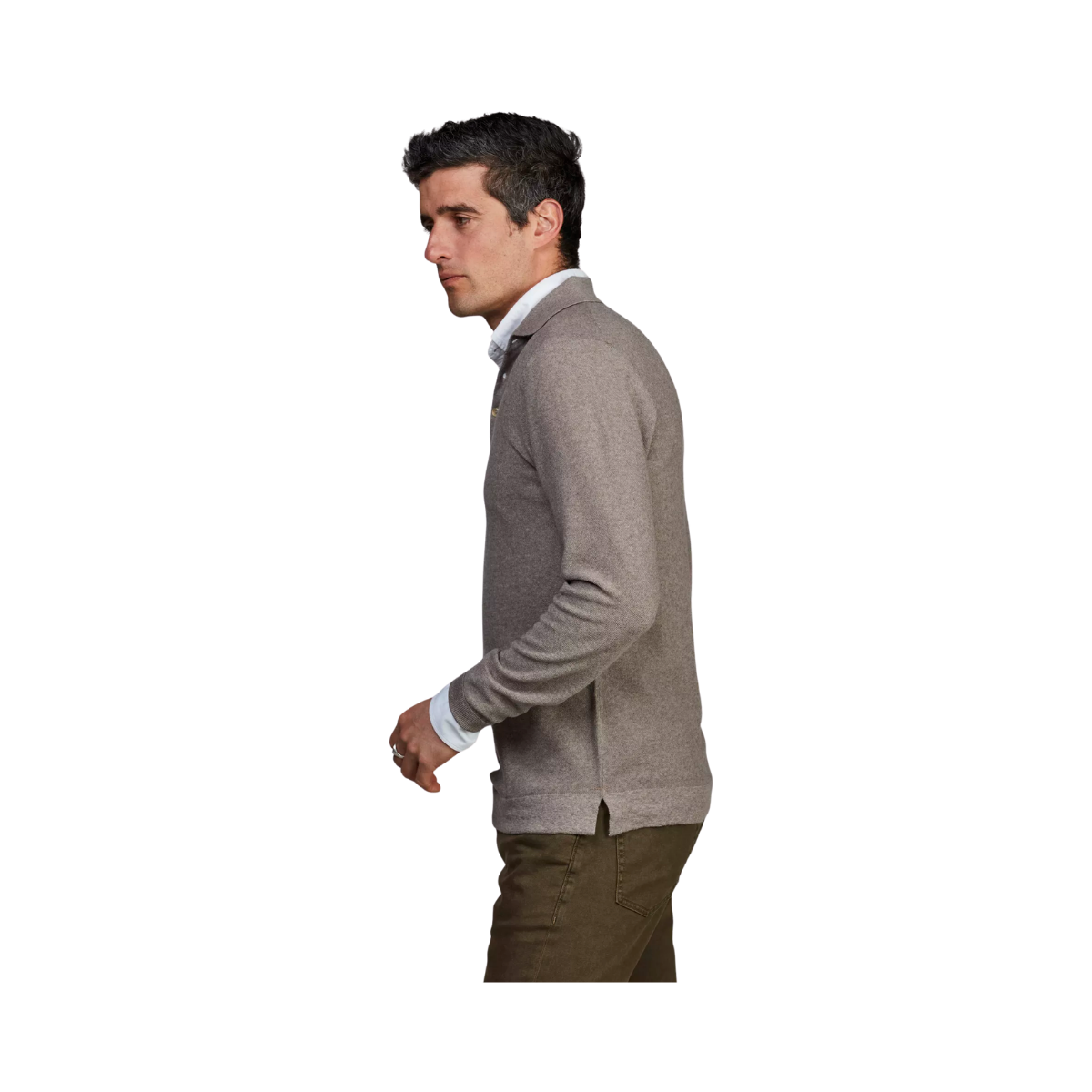 Merino Structure Polo - Mole
