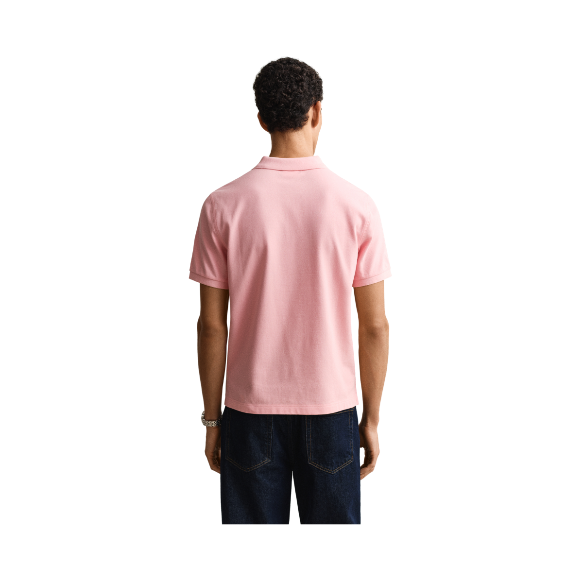 Shield SS Pique Polo - Bubbelgum Pink