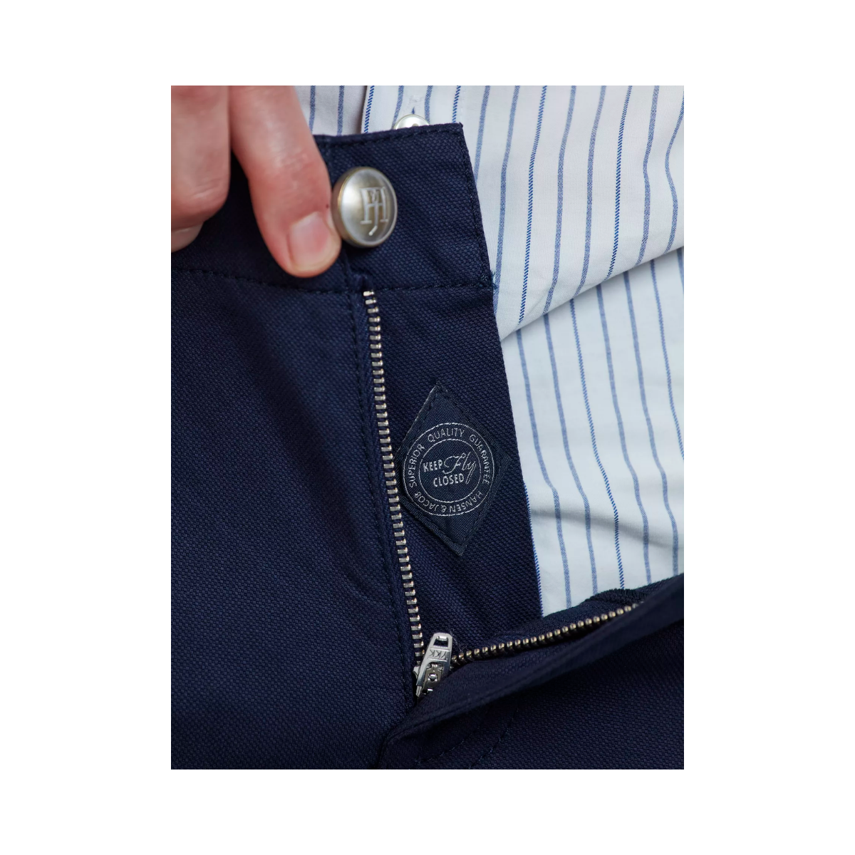 5-Pkt Cut'N Sew Pan Oxford - Navy