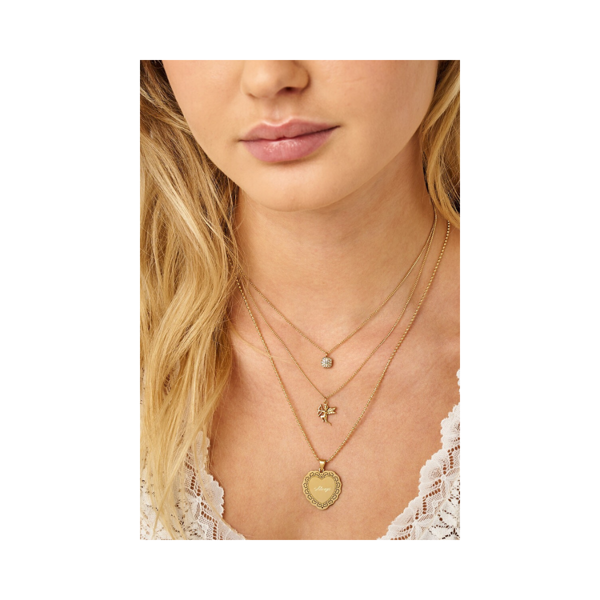 Necklace Cupid - Gold