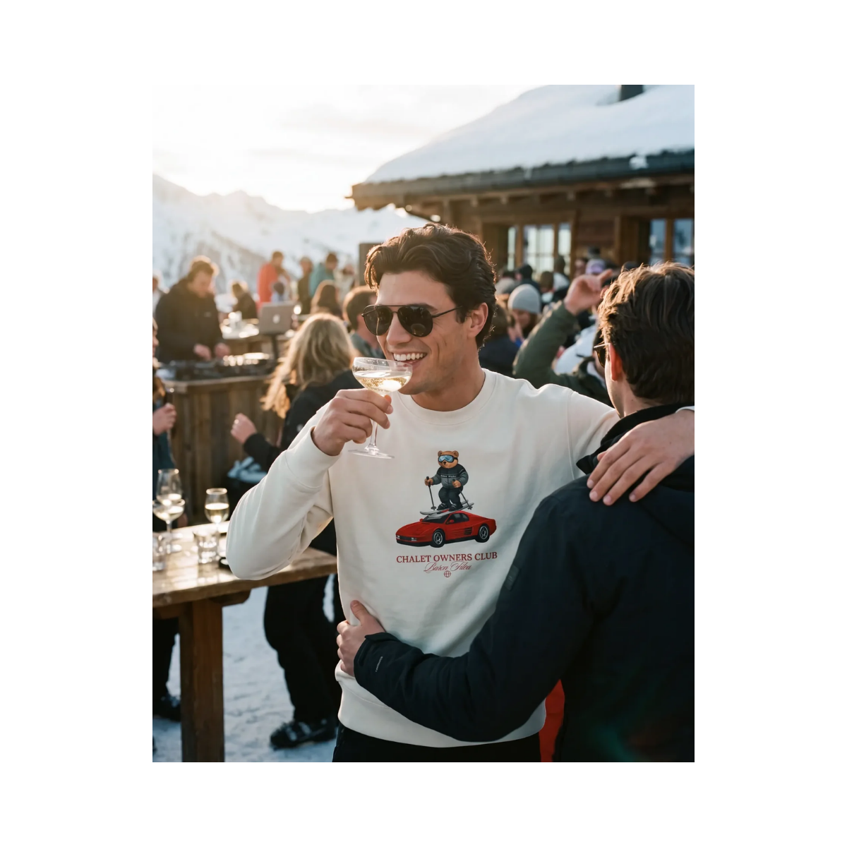Owners Club Skiing - off-white