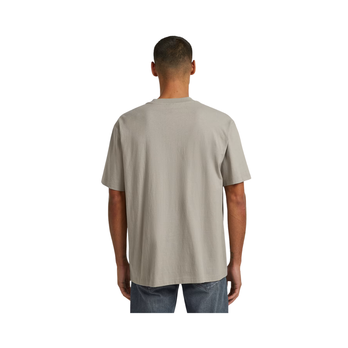 Relaxed Base R Tee - Elephant Skin