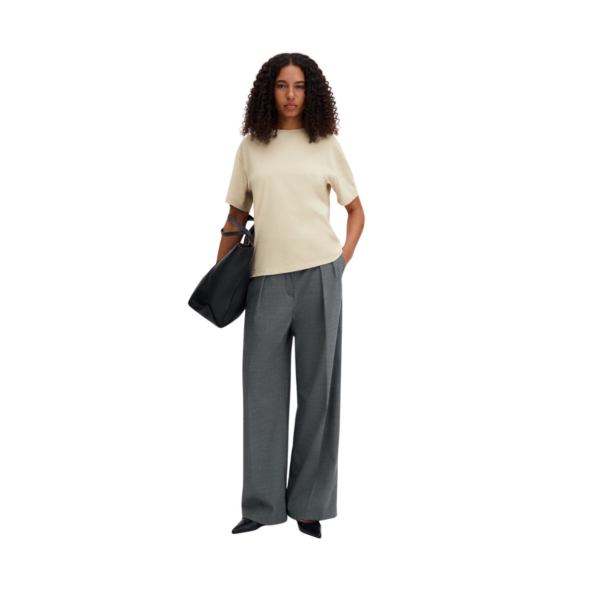 Loose Fit Tee - Pearl Beige